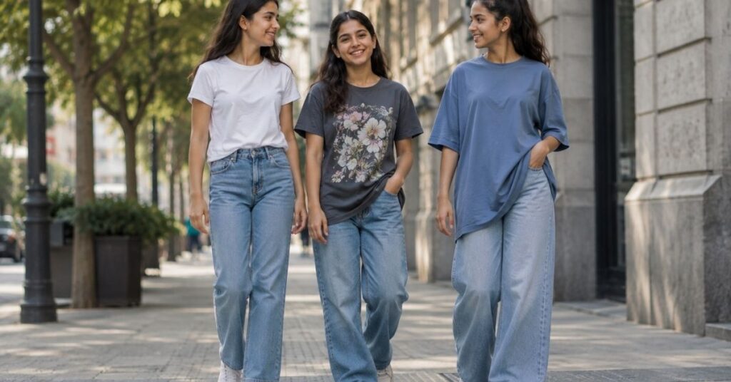 Casual T-Shirts with jeans