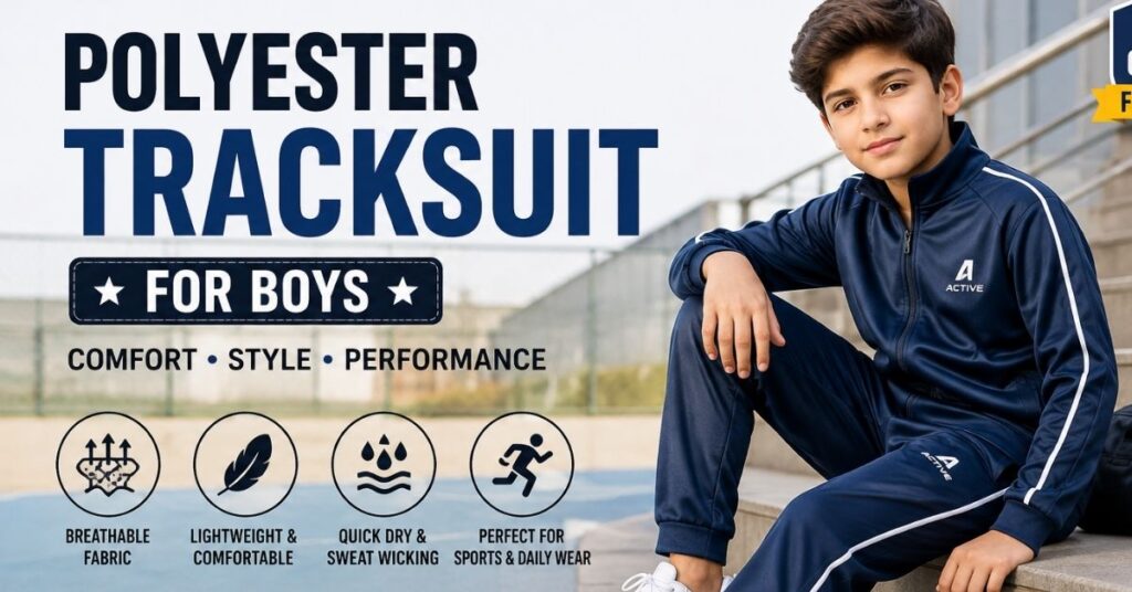 Polyester Tracksuit for Boys