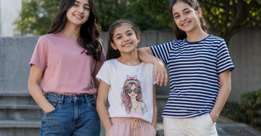 casual t-shirts for girls