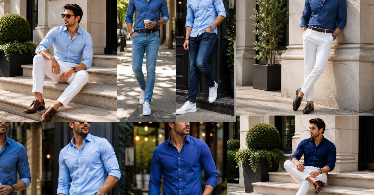 Best Blue Shirt Color Combinations for Men in 2026