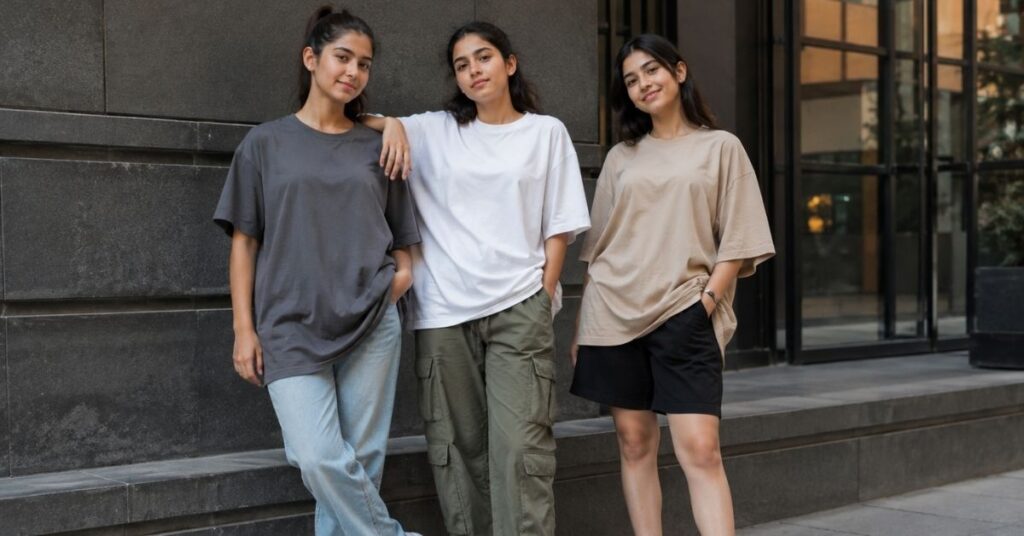 oversized Casual T-Shirts for Girls