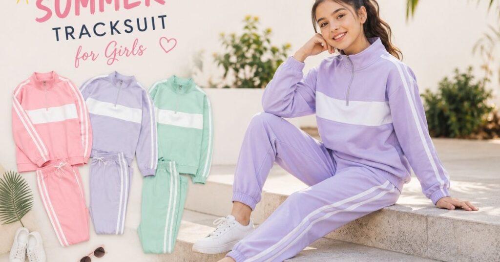 Cotton Tracksuit for Girls