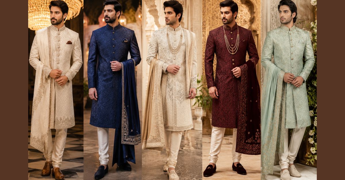 trendy sherwani