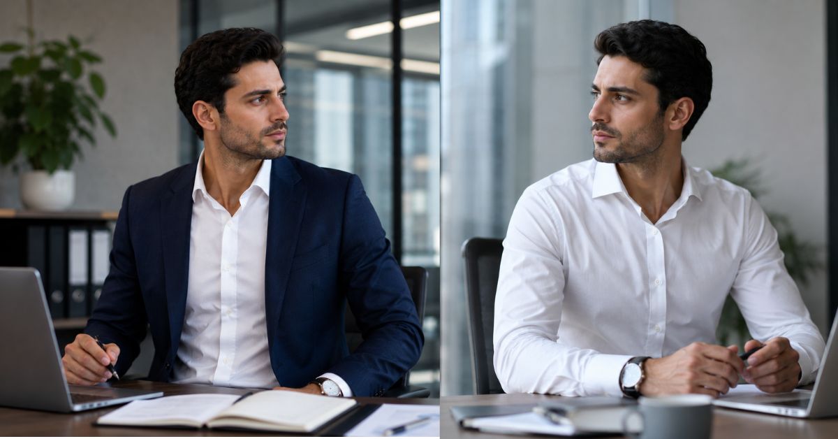 white shirts for men